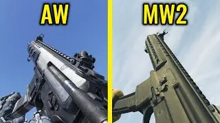 COD Advanced Warfare vs MW2 2022 - Weapons Comparison