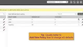 Understanding and Modifying Alarm Policies