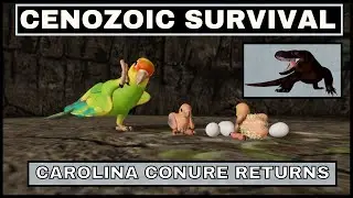 Cenozoic Survival - Carolina Conure now playable + MORE Animals to be added - Roblox CS Update