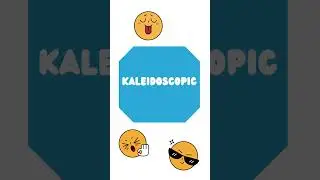 Enhance Your Vocabulary: Word of the Day 37 kileodoscopic #shorts