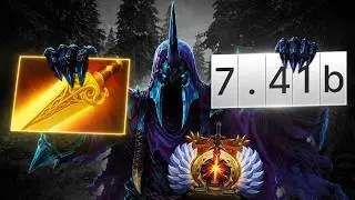 10К ММR ИГРЫ на ABADDON CARRY и ELDER TITAN OFFLANE | 7.41b