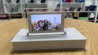 Custom Acrylic Video Photo Display Stand for Business and Home Gifts