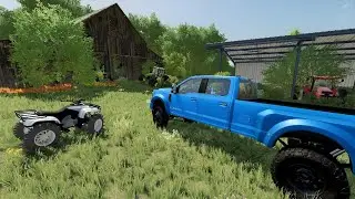 Finding abandoned farm full of tractors and more | Farming Simulator 22