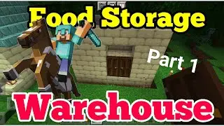 Making a small warehouse for storing groceries in the village, part 1