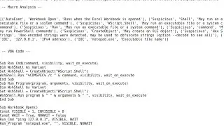 Analyze Macro Code from Malicious Documents