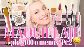 MAQUILLAJE ECONÓMICO DE $100 PESOS (O MENOS!) PARTE 2💄🤑✨