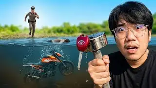 I found my motorcycle keys using a strong magnet.