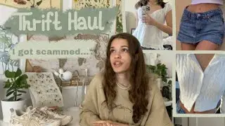 Try-On online Thrift HAUL (from Vinted) *i got scammed ⚆_⚆
