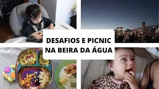 MEU DESAFIO DO MOMENTO, picnic na beira do rio, o que a Serena come e nosso dia em família