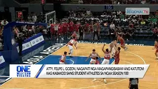 One Western Visayas: Atty. Felipe L. Gozon, nagapati nga magapangibabaw ang katutom kag kabakod