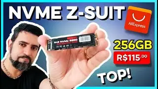 MAIS UM SSD NVMe ESPETACULAR DO ALIEXPRESS - Z SUIT 256GB