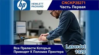 HP LaserJet 1020 CNCKP28271 - Все Прелести Которые Приводят К Поломке Принтера
