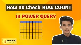 How To Check ROW COUNT In Power BI Query Editor | Power BI Tutorials