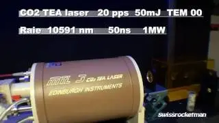 Mini Laser CO2 TEA EDINGBURGH INSTRUMENT optical breakdown