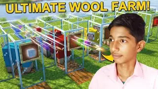 Automatic Wool Farm in Minecraft Survival 😱 | Unlimited Wool!