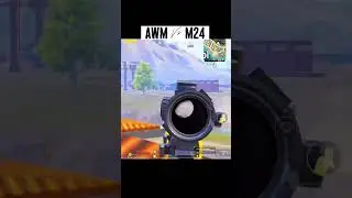 AWM vs M24 🤯 Sniper Battle 🔥 #shorts #bgmi #bgmishorts #neffexoyt #neffexogaming