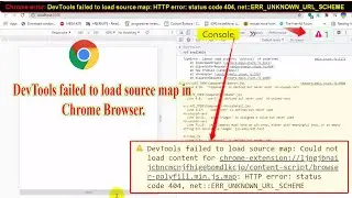 [ Fix ] - Chrome Developer Tool Error | ແກ້ໄຂບັນຫາ Chrome Console Error.