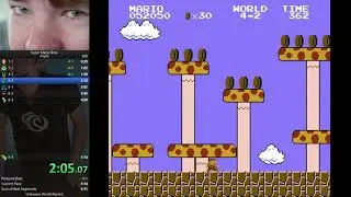 (PB) (5:08) Super Mario Bros. any% Speedrun