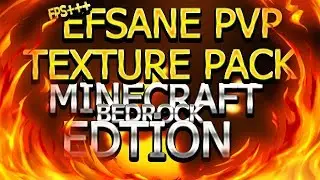 MCPE EFSANE PVP TEXTURE PACK    (FPS BOOST++++)
