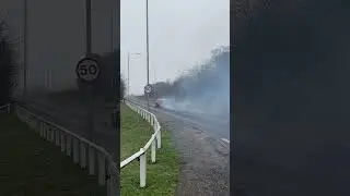 R33 does insane Burnout!