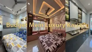 2 BHK Interior Design Full Tour | Entrance, Modular Kitchen & 2 Bedrooms | CB Interior