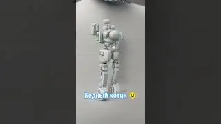бедный котик 😢 