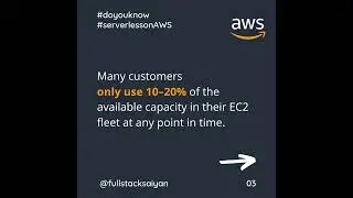 How does serverless lower costs? #aws #serverless #shorts
