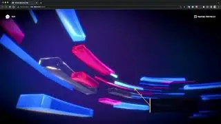Three.js Interactive Hero Section with lots of post-processing