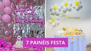 7 IDEIAS DE PAINEL PARA A SUA FESTA