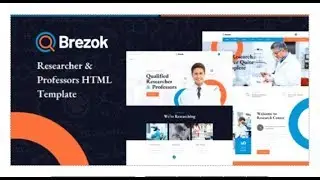 Brezok - Researcher & Professors HTML Template | Themeforest Templates