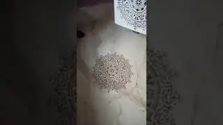 Трафареты  и Аэрограф!!!Мрамор на полу !!!@dekor_krop !!! Декоративная штукатурка на полу !!!