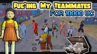 Giving 1000 UC to Squid Game Winner In PUBG Mobile
