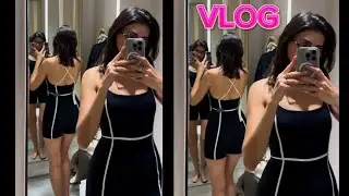 INDITEX SALE! Shopping vlog with outfit try-on; leggings, bras, jumpsuits, sweaters, jackets and ...