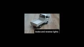 WPL D12 KM Custom Lights Final Install