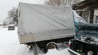 сборка каркаса под новый тент на моей 