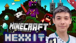Minecraft Hexxit bölüm.1 Elmas buldum :)