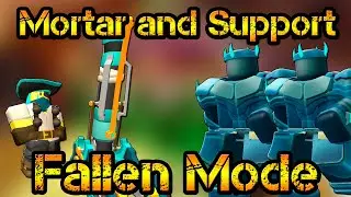 Only Mortar and Support in Fallen Mode Roblox Tower Defense Simulator