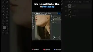 How to remove double Chin in photoshop 🔵