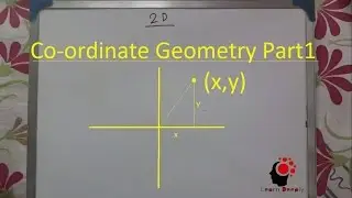 Co-ordinate Geometry(2D) Part1 in Bengali; (স্থানাঙ্ক জ্যামিতি); Cartesian co-ordinates