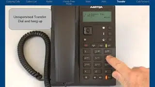 Mitel 6863i Phone: How to Use Transfer