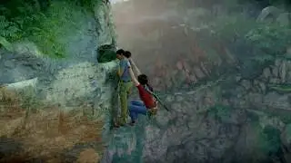 Uncharted: The Lost Legacy - Chloe Hanging On Nadine