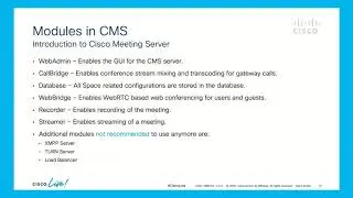 Understanding Cisco Meeting Server Modules