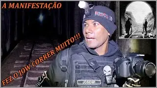 QUASE INFARTOU!!! A MANIFESTAÇÃO FEZ O JOW CORRER | ATRAVESSOU O TÚNEL ASSOMBRADO SOZINHO