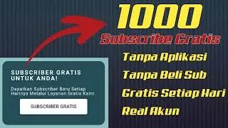 Cara Menambahkan Subscribe YouTube Gratis dan Aman