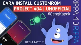 CARA INSTALL GAMING ROM REDMI NOTE 7 || Project 404 - Rippa 4.3 