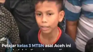 WOW SIswa MTSN Aceh menemukan pohon listrik