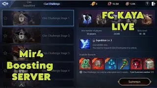 Mir4 Boosting Server First Clear CC1 lets G!