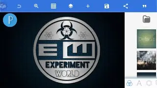E W LOGO make | How to make gold and silver logo design | best  Logo maker app | Logo design