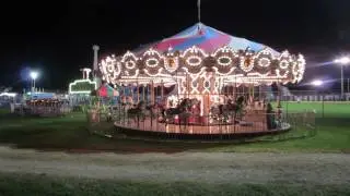 🎠🎈🐮🐄Carousel at the 2017 Lodi Agricultural Fair