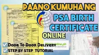 Paano kumuha ng PSA Birth Certificate Online 2024  | PSA Birth Certificate how to order